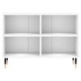 Mueble de TV madera de ingeniería blanco 69,5x30x50 cm by , TV Furniture - Ref: Foro24-826956, Price: 45,96 €, Discount: %