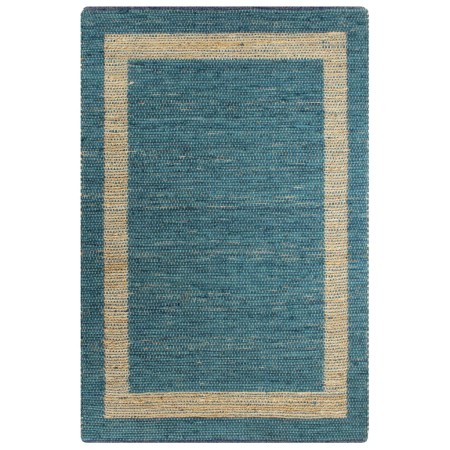 Alfombra hecha a mano de yute azul 120x180 cm von , Teppiche - Ref: Foro24-133735, Preis: 72,47 €, Rabatt: %