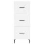 Aparador madera de ingeniería blanco 34,5x34x90 cm by , Sideboards - Ref: Foro24-828620, Price: 78,00 €, Discount: %