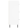 Aparador madera de ingeniería blanco 34,5x34x90 cm by , Sideboards - Ref: Foro24-828620, Price: 78,00 €, Discount: %