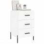 Mesita de noche madera de ingeniería blanco 40x40x66 cm by , Nightstands - Ref: Foro24-827668, Price: 73,29 €, Discount: %