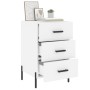 Mesita de noche madera de ingeniería blanco 40x40x66 cm by , Nightstands - Ref: Foro24-827668, Price: 73,29 €, Discount: %