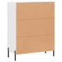 Aparador de madera de ingeniería blanco 69,5x34x90 cm von , Sideboards - Ref: Foro24-827732, Preis: 94,72 €, Rabatt: %