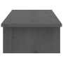 Soporte de monitor madera maciza de pino gris 100x27x15 cm von , Computersockel und -erhöhungen - Ref: Foro24-813981, Preis: ...