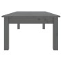 Mesa de centro de madera maciza de pino gris 110x50x30 cm by , Coffee table - Ref: Foro24-814236, Price: 74,09 €, Discount: %