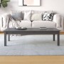 Mesa de centro de madera maciza de pino gris 110x50x30 cm by , Coffee table - Ref: Foro24-814236, Price: 74,09 €, Discount: %