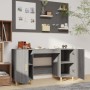 Escritorio de madera contrachapada gris Sonoma 140x50x75 cm de , Escritorios - Ref: Foro24-817550, Precio: 115,07 €, Descuent...