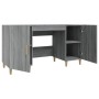Escritorio de madera contrachapada gris Sonoma 140x50x75 cm de , Escritorios - Ref: Foro24-817550, Precio: 115,07 €, Descuent...