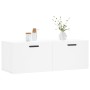 Armario de pared madera de ingeniería blanco 100x36,5x35 cm de , Taquillas y armarios de almacenamiento - Ref: Foro24-830140,...