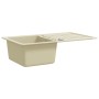 Fregadero de cocina de granito con un seno beige by , Sinks - Ref: Foro24-144849, Price: 182,76 €, Discount: %