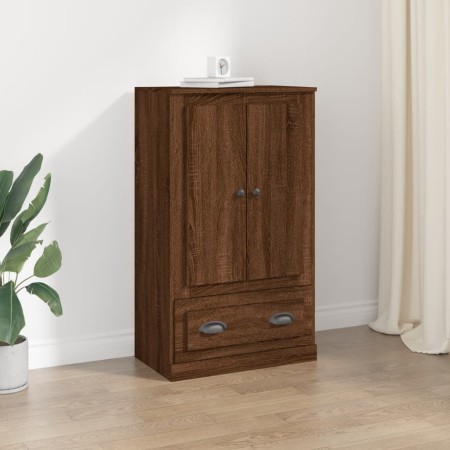 Aparador de madera contrachapada marrón roble 60x35,5x103,5 cm de , Aparadores - Ref: Foro24-816303, Precio: 102,32 €, Descue...