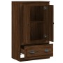 Aparador de madera contrachapada marrón roble 60x35,5x103,5 cm de , Aparadores - Ref: Foro24-816303, Precio: 102,32 €, Descue...