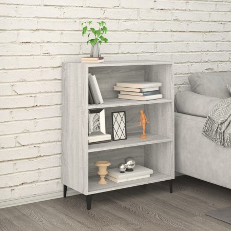 Aparador de madera contrachapada gris Sonoma 69,5x32,5x90 cm de , Aparadores - Ref: Foro24-817379, Precio: 55,01 €, Descuento: %