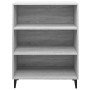 Aparador de madera contrachapada gris Sonoma 69,5x32,5x90 cm de , Aparadores - Ref: Foro24-817379, Precio: 55,01 €, Descuento: %