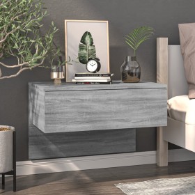Mesita de noche de pared gris Sonoma von , Nachttische - Ref: Foro24-816942, Preis: 40,28 €, Rabatt: %