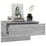 Mesita de noche de pared gris Sonoma de , Mesitas de noche - Ref: Foro24-816942, Precio: 40,69 €