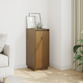 Aparador de madera maciza de pino marrón miel 31,5x34x75 cm de , Aparadores - Ref: Foro24-813356, Precio: 50,97 €, Descuento: %