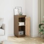 Aparador de madera maciza de pino marrón miel 31,5x34x75 cm de , Aparadores - Ref: Foro24-813356, Precio: 50,97 €, Descuento: %