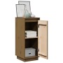 Aparador de madera maciza de pino marrón miel 31,5x34x75 cm de , Aparadores - Ref: Foro24-813356, Precio: 50,97 €, Descuento: %