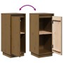 Aparador de madera maciza de pino marrón miel 31,5x34x75 cm de , Aparadores - Ref: Foro24-813356, Precio: 50,97 €, Descuento: %