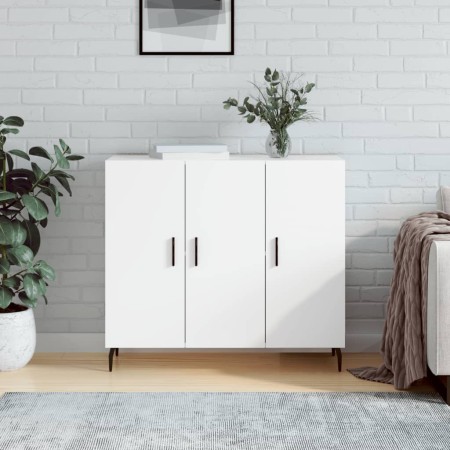 Aparador de madera de ingeniería blanco 90x34x80 cm de , Aparadores - Ref: Foro24-828124, Precio: 114,74 €, Descuento: %