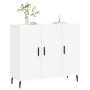 Aparador de madera de ingeniería blanco 90x34x80 cm de , Aparadores - Ref: Foro24-828124, Precio: 114,74 €, Descuento: %