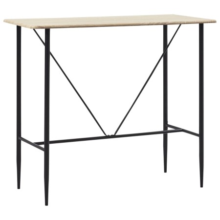Mesa alta de cocina MDF color roble 120x60x110 cm von , Küchen- und Esstische - Ref: Foro24-281548, Preis: 147,84 €, Rabatt: %