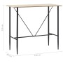 Mesa alta de cocina MDF color roble 120x60x110 cm von , Küchen- und Esstische - Ref: Foro24-281548, Preis: 147,84 €, Rabatt: %