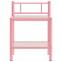 Mesitas de noche 2 unidades metal y vidrio rosa y transparente de , Mesitas de noche - Ref: Foro24-325095, Precio: 59,25 €, D...