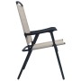 Sillas plegables de jardín 2 unidades textilene color crema by , Garden chairs - Ref: Foro24-47924, Price: 93,19 €, Discount: %