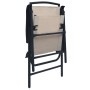 Sillas plegables de jardín 2 unidades textilene color crema by , Garden chairs - Ref: Foro24-47924, Price: 93,19 €, Discount: %