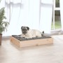 Cama para perros madera maciza de pino 61,5x49x9 cm de , Camas para perros - Ref: Foro24-820851, Precio: 30,71 €, Descuento: %
