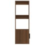 Aparador de madera contrachapada marrón roble 80x30x90 cm de , Aparadores - Ref: Foro24-819467, Precio: 70,48 €, Descuento: %