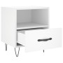 Mesita de noche madera de ingeniería blanco 40x35x47,5 cm von , Nachttische - Ref: Foro24-827420, Preis: 41,06 €, Rabatt: %