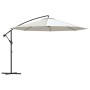 Sombrilla voladiza 3,5 m blanco arena by , Umbrellas - Ref: Foro24-42199, Price: 130,30 €, Discount: %