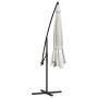 Sombrilla voladiza 3,5 m blanco arena by , Umbrellas - Ref: Foro24-42199, Price: 130,30 €, Discount: %