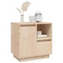 Mesitas de noche 2 uds madera maciza de pino 50x34x50 cm de , Mesitas de noche - Ref: Foro24-814480, Precio: 103,15 €, Descue...
