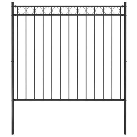 Valla de jardín de acero negro 1,7x1,5 m von , Zaunpaneele - Ref: Foro24-146315, Preis: 97,59 €, Rabatt: %