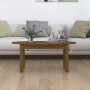 Mesa de centro madera maciza de pino marrón miel 80x40x35 cm by , Coffee table - Ref: Foro24-822350, Price: 47,43 €, Discount: %