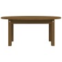 Mesa de centro madera maciza de pino marrón miel 80x40x35 cm by , Coffee table - Ref: Foro24-822350, Price: 47,43 €, Discount: %