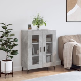Aparador de madera de ingeniería gris hormigón 69,5x34x90 cm von , Sideboards - Ref: Foro24-827808, Preis: 85,16 €, Rabatt: %