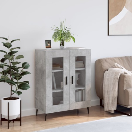Aparador de madera de ingeniería gris hormigón 69,5x34x90 cm von , Sideboards - Ref: Foro24-827808, Preis: 85,16 €, Rabatt: %