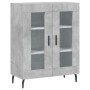 Aparador de madera de ingeniería gris hormigón 69,5x34x90 cm von , Sideboards - Ref: Foro24-827808, Preis: 85,16 €, Rabatt: %
