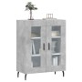 Aparador de madera de ingeniería gris hormigón 69,5x34x90 cm von , Sideboards - Ref: Foro24-827808, Preis: 85,16 €, Rabatt: %