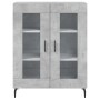 Aparador de madera de ingeniería gris hormigón 69,5x34x90 cm von , Sideboards - Ref: Foro24-827808, Preis: 85,16 €, Rabatt: %
