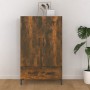 Aparador de madera contrachapada roble ahumado 70x31x115 cm by , Sideboards - Ref: Foro24-817474, Price: 86,25 €, Discount: %