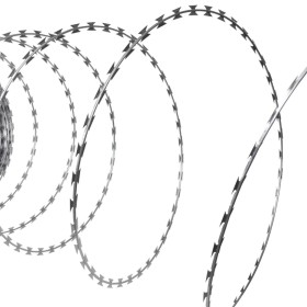 Alambre de espino concertina acero galvanizado 300 m by , Chains, wire and rope - Ref: Foro24-143337, Price: 146,34 €, Discou...