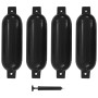 Parachoques para barco 4 unidades PVC negro 51x14 cm de , Atracada y anclaje - Ref: Foro24-92381, Precio: 70,17 €, Descuento: %
