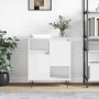 Aparador de madera contrachapada blanco brillante 60x35x70 cm de , Aparadores - Ref: Foro24-831190, Precio: 64,30 €, Descuent...