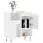 Aparador de madera contrachapada blanco brillante 60x35x70 cm de , Aparadores - Ref: Foro24-831190, Precio: 64,30 €, Descuent...